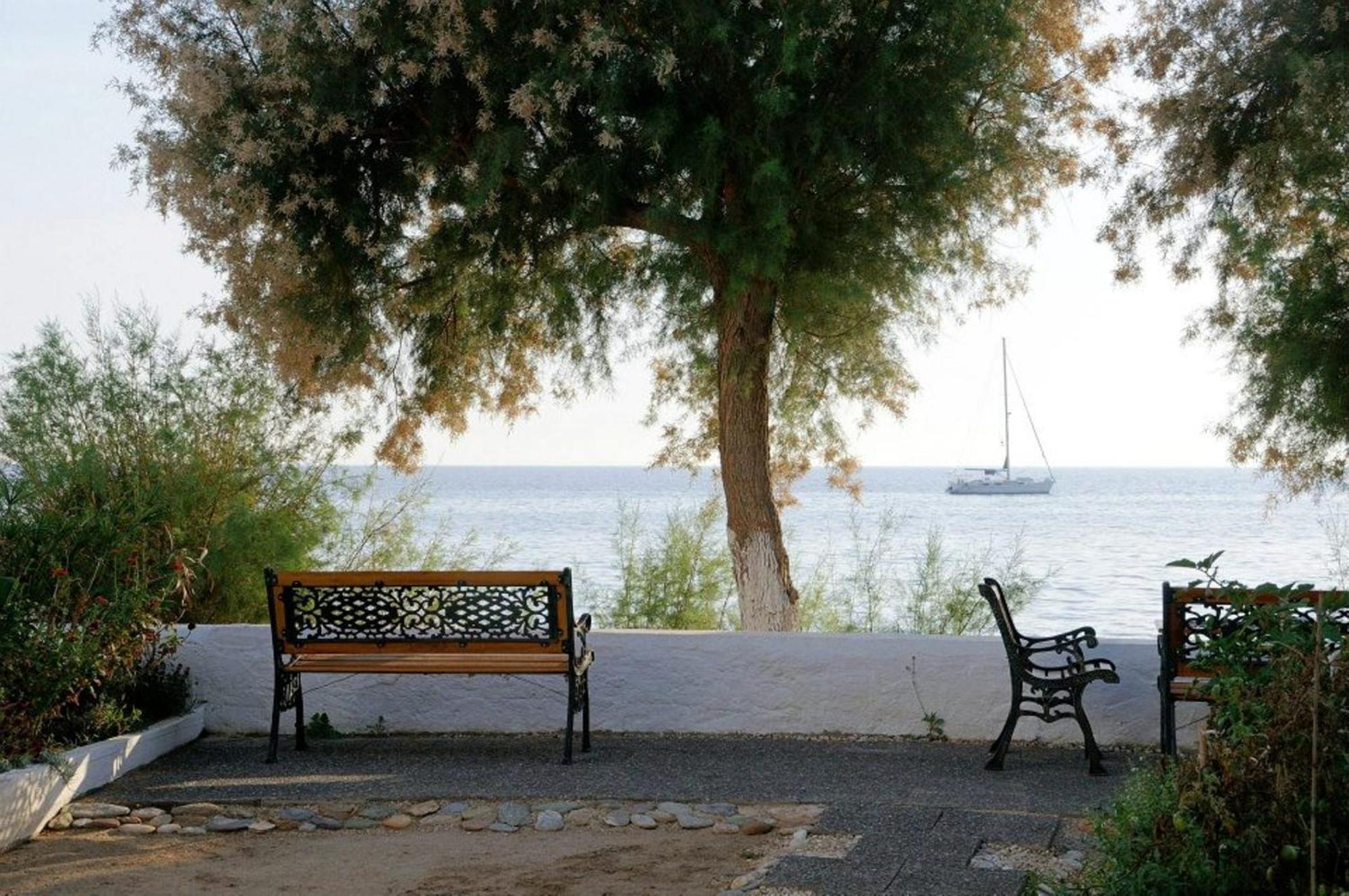 Pano Sto Kyma Studios Plomari Exteriér fotografie